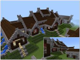 Create a roof outline with stone stairs & stone blocks. Simple Imperial Inspired Mansion Mansions Minecraft Mansion Stone Mansion