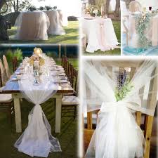 Designers often add artistic appliqués to tulle fabric; White 54 X45 Ft 15 Yards Tulle Bolt Wedding Decoration Bow Craft Favor Fabric Bridal Favor Party Banquet Gift Craft Decor In Party Diy Decorations From Home Garden On Aliexpress Com Alibaba Group