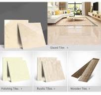 Beige Wall and Floor Tiles for Luxury Bathroom and Kitchen