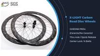 Ruedas de carbono para carretera 700c X Light con freno de disco y  rodamientos cerámicos/comunes