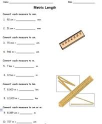 Metric Length Conversions Metric Math Conversions Simple Interest Math