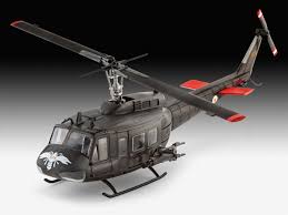 The bell model 204 was the leading design for a us army competition in the 1950's to provide a helicopter capable of medical evacuations as well as instrument flight training. Revell 04983 Bell Uh 1h Gunship 1 100 Plastic Model Kit