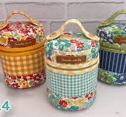 퀼트 No.214 귀여운 작은 파우치 만들기! 미니 원통 파우치! 네이버 "토마토캔디", Patterns - etsy.com  "TomatoQuilt"