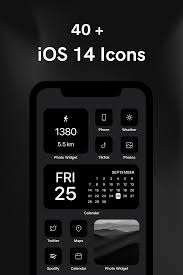Ios 14 App Icons 75 Minimalist Dark Theme Icons In 2020 App Icon Calendar App Homescreen