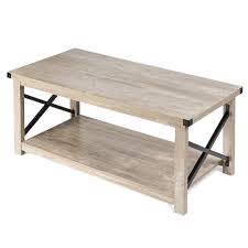 Shantychic2 has some of the greatest tutorials and this is another one of their awesome diy projects. Gymax 43 5 Rustic Coffee Table Farmhouse Cocktail Table W Storage Shelf Walmart Canada