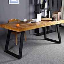 Metal dining table legs nzt drug. Amazon Com Nisorpa Metal Table Legs 2pcs Trapezoid Industrial Furniture Legs Heavy Duty Solid Steel Bench Support Feet For Dinning Coffee Computer Desk Office Furniture Legs Replacement 28inch Kitchen Dining