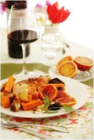 Poulet Fermier Orange Et Vitamine Nicole Passions Poulet Fermier Pomme De Terre Lardon Patate Douce Blanche