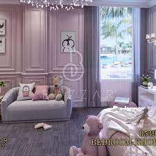غرفه نوم بنت نيوكلاسيك بألوان وتصميم يتناسب مع عمر الطفله غرف نوم ديكور مودرن غرف نوم مودرن خليك بالبيت تصميم داخلي chaise lounge home decor home