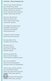 Terdapat sekitar 10 pencarian lagu yang dapat anda download dan dengarkan. Kumpulan Lirik Lagu Malaysia å¸–å­ Facebook