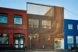 Modern facade of a building,with its bold and creative design, provides the first clue to what to expect after entering the building.in the modern view, the use of vertical,horizontal and angular rhythms as well as new materials and new technologies add to the charm and dynamism of the. Junction 9 By Moda Modern Office Of Design Architecture Sports Facilities