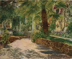 Georges Antoine Rochegrosse 1859 1938 French Le Jardin Exotique Oil On Canvas Landscape Paintings Landscape Classical Art