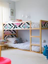 Ikea Kura Bed Removable Stickers Flamigns And Diamonds Ikea Etsy In 2020 Ikea Bed Kids Bunk Beds Bunk Beds Small Room