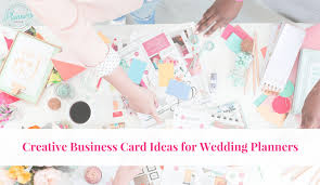 Make sure you're going out to other events as well! Wedding Planner Business Card Ideas