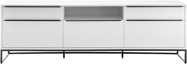 Die bohrlöcher sind teilweise ausgebrochen, überall sind kleberreste weil unsauber gearbeitet wurde. 23 Reduziert Sideboard Lille Modern Weiss 220 Cm Breit
