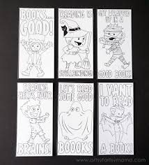 Free Printable Halloween Bookmarks Halloween Printables Kids Halloween Printables Free Coloring Bookmarks