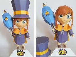 Papermau A Hat In Time Hat Kid Paper Model By Papershaper A Hat In Time Hat In Time Hat Kid