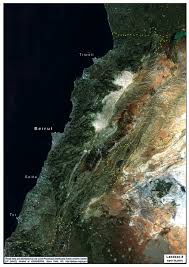 The mandate had to be adjusted twice, due to the developments in 1982 and 2000. Atlas Du Liban Image Satellite Du Liban Presses De L Ifpo