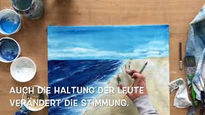 Teil 3 3 Meer Himmel Wolken Malkurs Acryl Tutorial Lasurtechnik Wolken Malen Acryl Malen Himmel Wolken