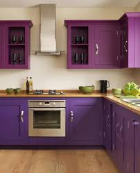 Shaker Purple Gorgeous Colours Simple Kitchen Design Purple Kitchen Cabinets Simple Kitchen