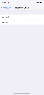 How Do I Change Measure To Metric Units On Iphone The