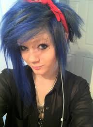 Splat Blue Envy And Black Hair Hair Hair Color Blue Blue Hair