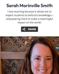 Our very own Ms. Morinville, Science Teacher, is a candidate for America's  Favorite Teacher