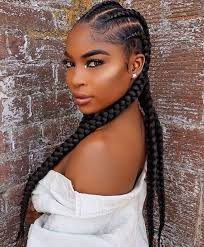 35 Goddess Braids With Weave Hairstyles In 2019 Summer Braids Braids With Weave Braided Hairstyles Weave Hairstyles
