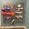 No more nerf darts and guns lying everywhere. 1