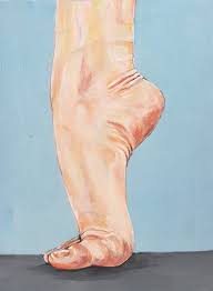 Dancer Foot Original Acrylic Painting Foot Painting Art Drawings Sketches Simple Painting