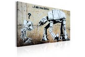 Auf nur 150 stück limitiert. Canvas Print I Am Your Father By Banksy Street Art Canvas Prints