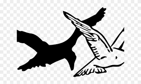 Burung garuda merupakan lambang negara indonesia sejak tahun 1950. Crow Clipart Stencil Gambar Burung Terbang Hitam Putih Free Transparent Png Clipart Images Download