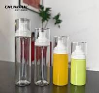 Orange Spray Bottle - 100ml PET Cosmetic Mist Container
