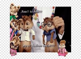 In a tree farm, three musically inclined chipmunks, alvin, simon and theodore, find their tree cut down and sent to los angeles. Alvin And The Chipmunks In Film Jeanette The Chipettes Alvin Chipmunk Mammal Material Png Pngegg
