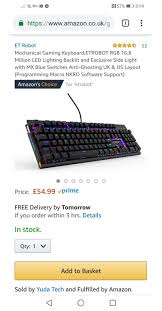 Microsoft has designed and sold a variety of ergonomic keyboards for computers. Computers Tablets Network Hardware 16 8 Million Led Et Robot Rgb Mechanical Gaming Keyboard With Mx Blue Switches Computer Keyboards Mice Pointers