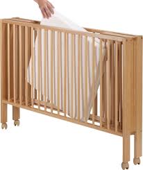 Gitterbetten für den komfortablen schlaf ihres babys. Babybett Faltbett Klappbett 120x60 Cm Buche Inkl Matratze