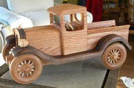 De que esta hecho el carro de jugete. New Wooden Waltons Truck Replica Camion De Madera Autitos De Madera Coches De Juguete De Madera