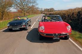 There are 12 classic alfa romeo giulietta spiders for sale today on classiccars.com. Drop Top Darlings Fiat 124 Vs Alfa Romeo Spider Classic Sports Car