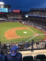 citi field section 522 row 4 seat 6 new york mets vs