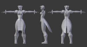 Street Fighter 3d Street Fighter Chun Li 3d Model Rigged 3ds Fbx Blend Dae Cgtrader Street Fighter 3d Model Fighter