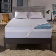 Sleep Innovations 2 5 In Gel Memory Foam Mattress Topper With Cover Memory Foam Mattress Topper Best Mattress Mattress Topper
