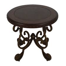 I much prefer end tables over coffee tables because they're so much more convenient. 90 Off Ashley Furniture Ashley Rafferty Round End Table Tables