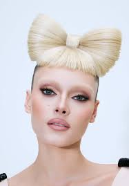 Bows, lace and face with Lea. #photographer Genvieve Charbonneau #stylist  @Cary Tauben #makeup @Sabrinarinaldimakeup #hair using @Oribe, Varis hair  tools & @FrenchiesHairpins