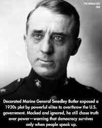 Marine general exposes plot to overthrow government