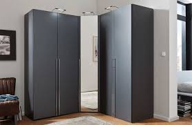 Wir verkaufen einen eckkleiderschrank, schenkelmass 84 x 84 cm, türen 34 cm, seitenwände je 33 cm sehr gut. Express Brooklyn Eck Schrank Graphit Mobel Letz Ihr Online Shop