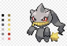 920 best pokemon images in 2019 pokemon craft pokemon. Banette Pokemon Pixel Art Banette Hd Png Download 880x530 4512335 Pngfind