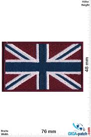The flag of england is a white rectangle with a red cross separating it into four equal parts. England Uk Union Jack England Flag Patch Back Patches Patch Keychains Stickers Giga Patch Com Biggest Patch Shop Worldwide