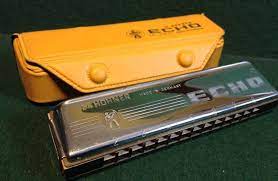 Vintage M Hohner C Echo Mouth Organ Harmonica And Case Made In West Germany Hohner Harmonica Harmonicas