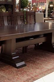 Stunning Solid Cherry Wood Makes A Statement In This Dining Table The Large Table Surface Will Fit Dining Room Furniture Design Dining Table Wood Dining Table