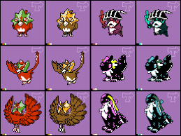 OC] Paharo and evolutions, Saipat, and Toxolotl and Noxolotl in Pokemon GSC  Style! 40/164 Done! Let me know who to demake next :) : r/PlayTemtem