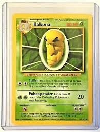 Pokemon card kakuna 1st edition base set shadowless 33/102 psa ready near mint. Toys Hobbies Unplayed Kakuna 33 102 Base Pokemon Card 1 Combined Shipping Nm M Collectible Card Games